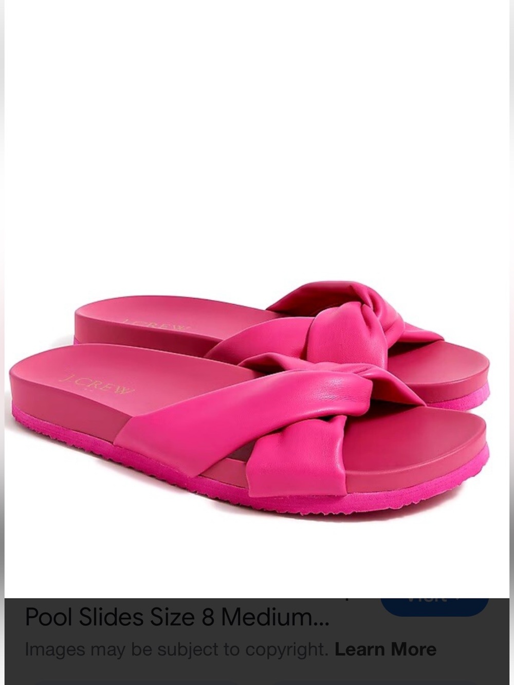 New🩷 J Crew  Cross Strap Sandals -Sz 8
